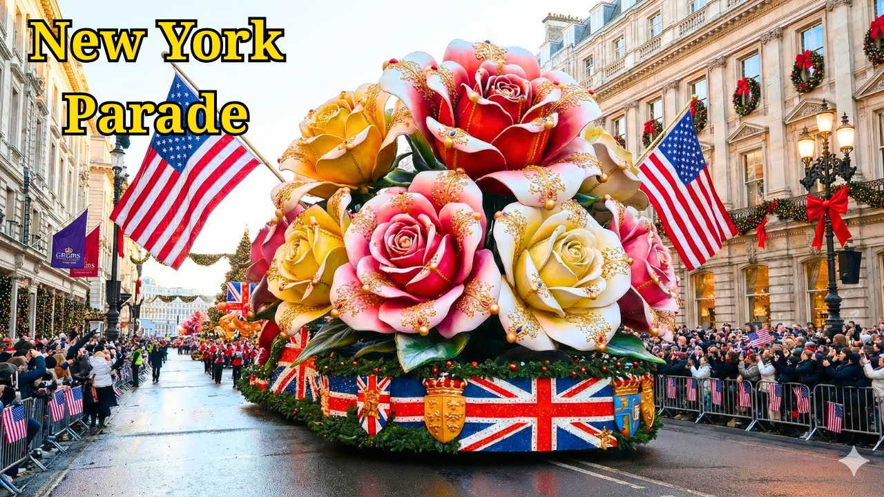 Macy’s New Year Parade 2026 NYC 🎆 180 Giant Floats | Christmas & New Year Spectacle in 4K