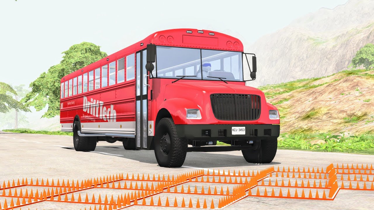 Massive Spike Strip Pileup Crashes #35 – BeamNG Drive | CrashBoomPunk