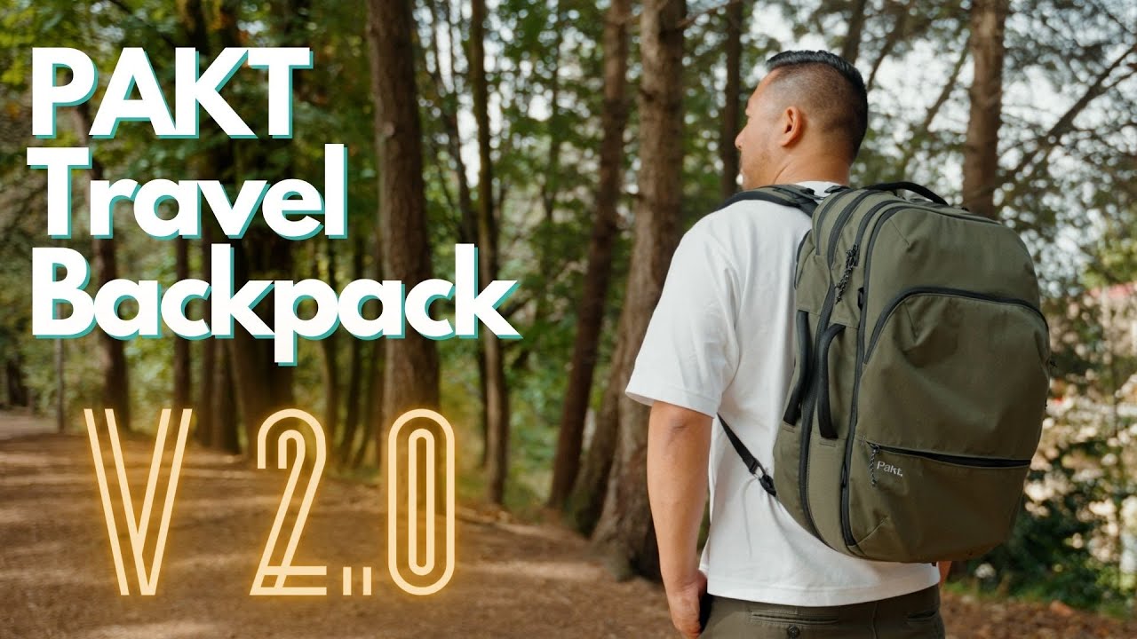 Рюкзак Pakt Travel ВЕРСИЯ 2.0!!!!! Идеальная дорожная сумка?!?!