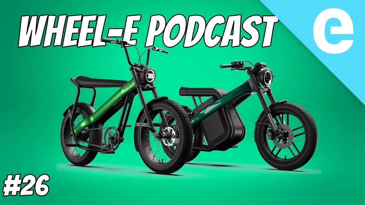Wheel-E Podcast: RadTrike, $150 DIY 6-seater e-motorbike, solar electric boat camper & more