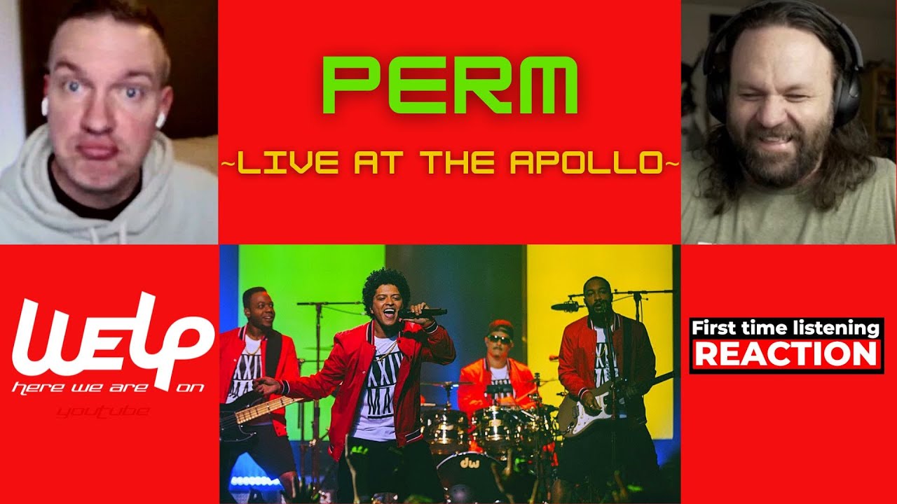 Bruno Mars - Perm (Live At The Apollo) | REACTION