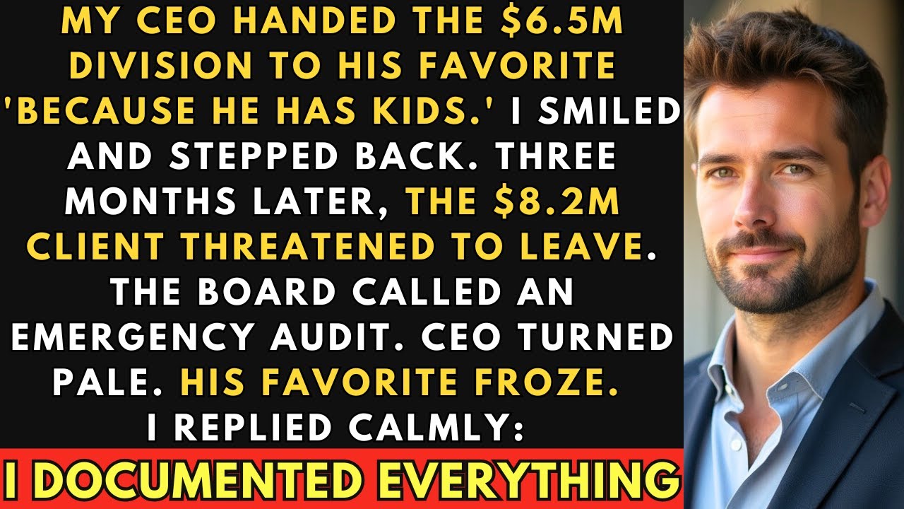 My CEO Handed the $6.5M Division to His Favorite 