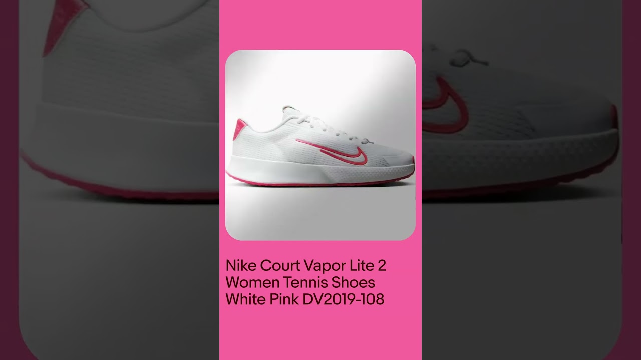 Nike Court Vapor Lite 2 Women Tennis Shoes White Pink DV2019-108