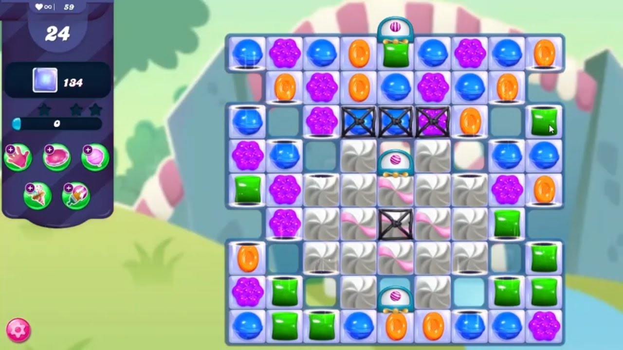 Candy Crush Saga LEVEL 59 NO BOOSTERS (new version)