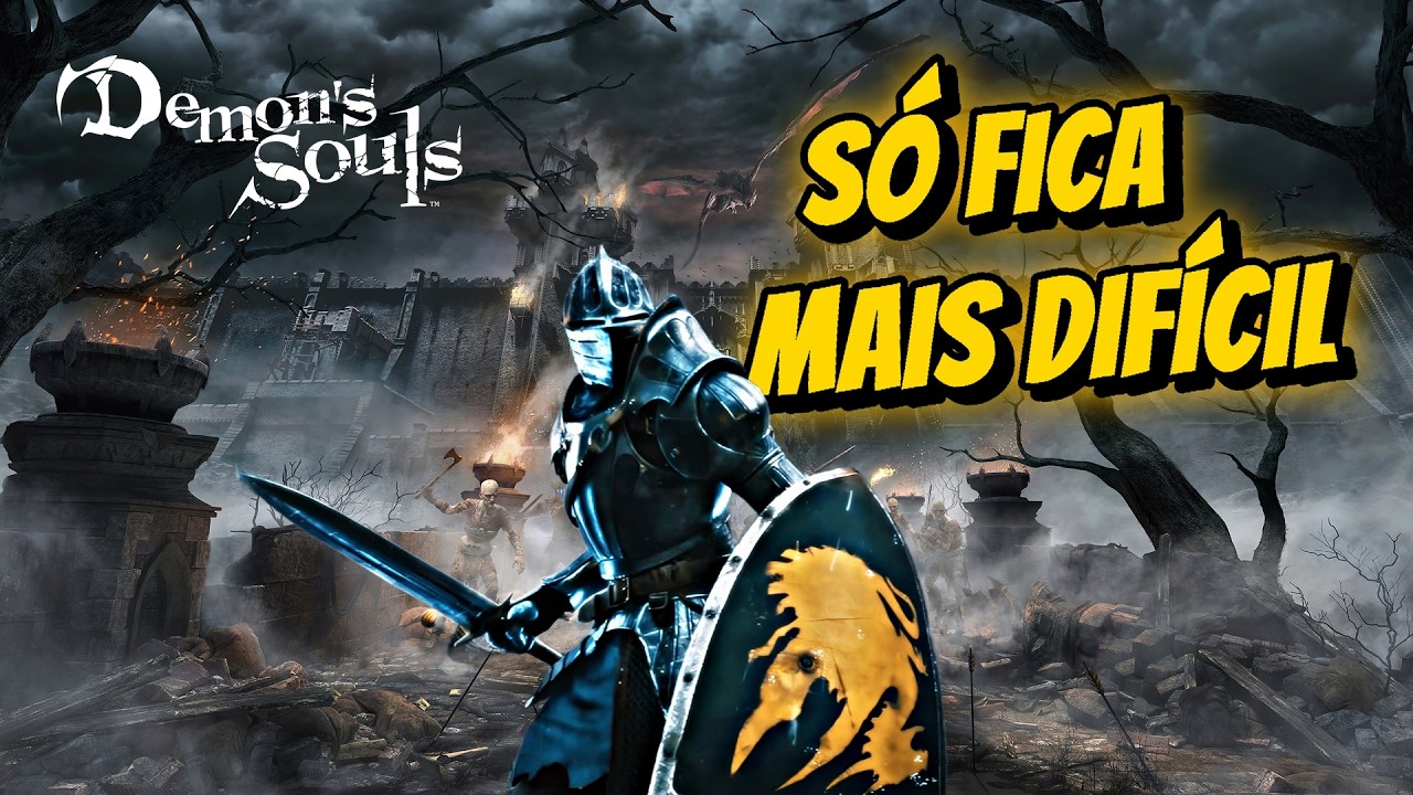 🔥 DEMON'S SOULS LIVE #4 – Só Fica Mais Difícil 😱 | PS5