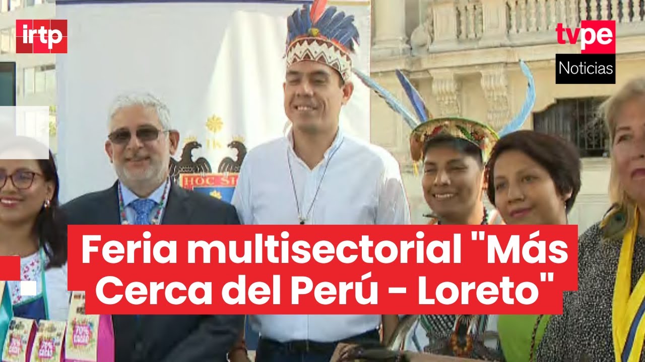 Presidente José Jerí Oré participa en la feria multisectorial 