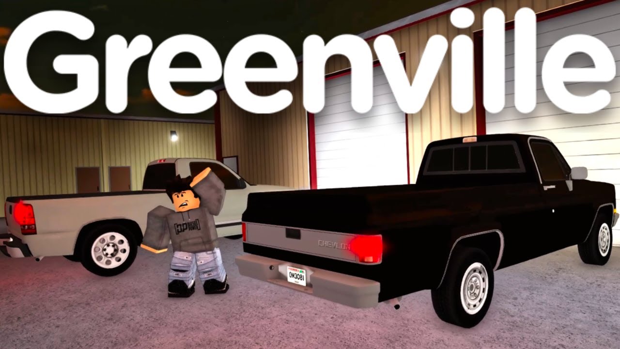 Убираю свои грузовики на ХРАНЕНИЕ на зиму... (Ролевая игра Roblox Greenville)