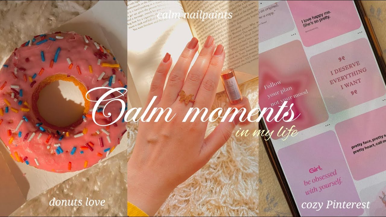Calm Moments In My Life Vlog 🎀 Nailpolish Shades, Donuts and a Peaceful morning Bliss💗