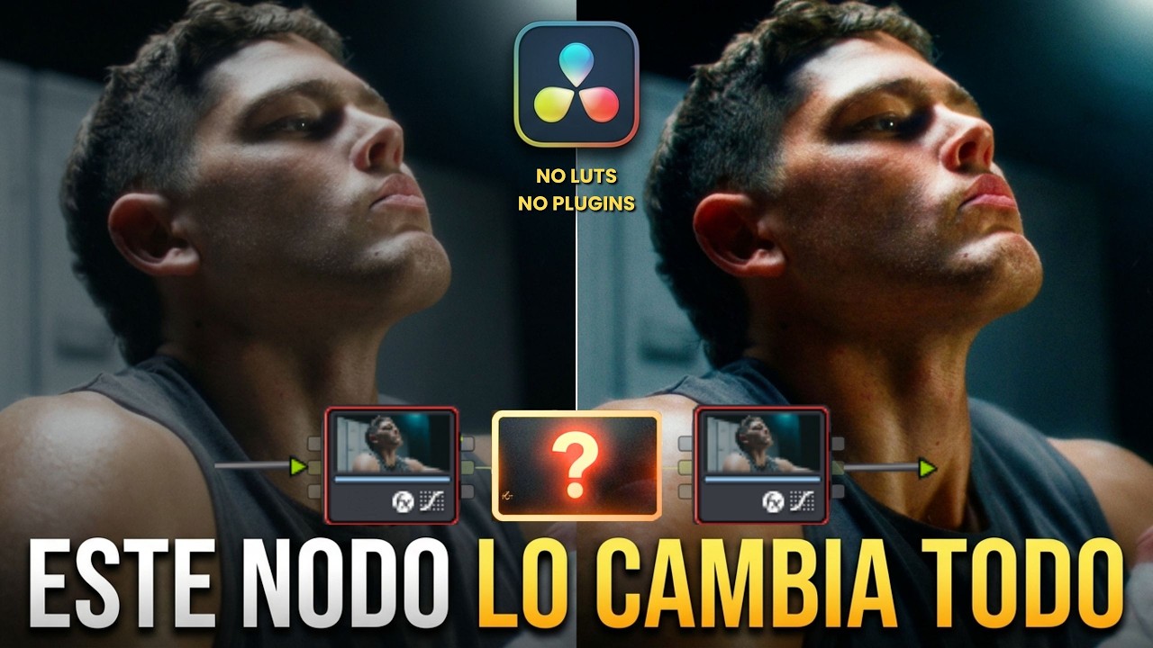 El  NODO que TRANSFORMA cualquier plano en CINE | DaVinci Resolve SIN LUTS/PLUGINS