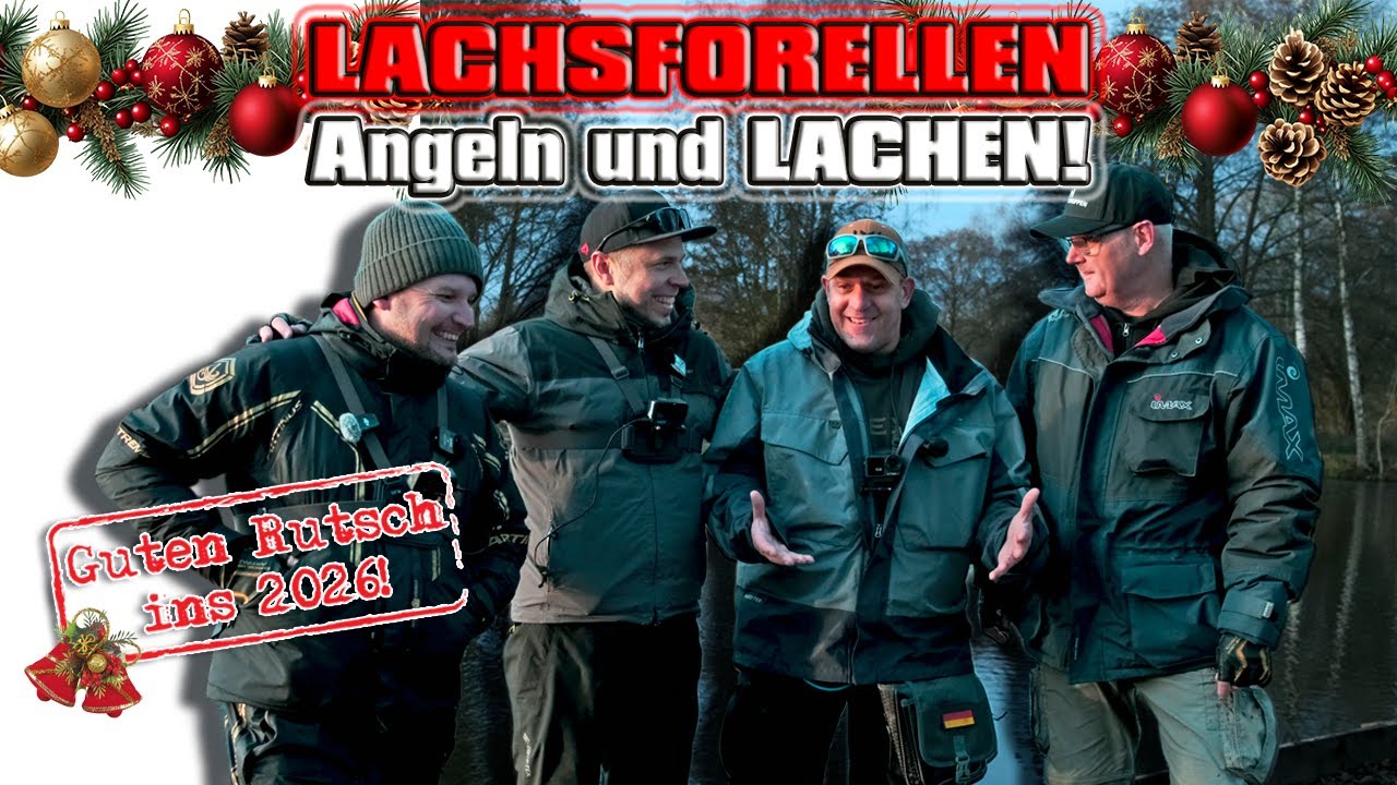 LACHSFORELLEN, Freunde und LACHEN! Erwin Meiris, Fishingman Dennis und FANGENSWERT | Forellenangeln