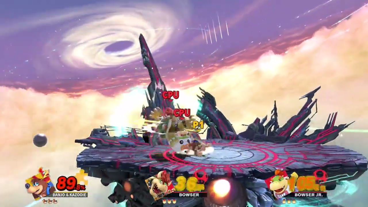 Banjo and Kazooie Vs. Bowser and Bowser Jr.