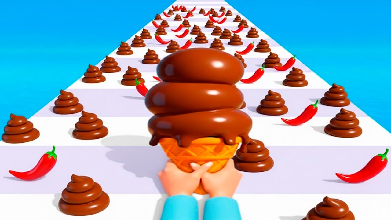 Stacky Ice Cream Runner - Gameplay Walkthrough - All Levels (IOS, Android)
