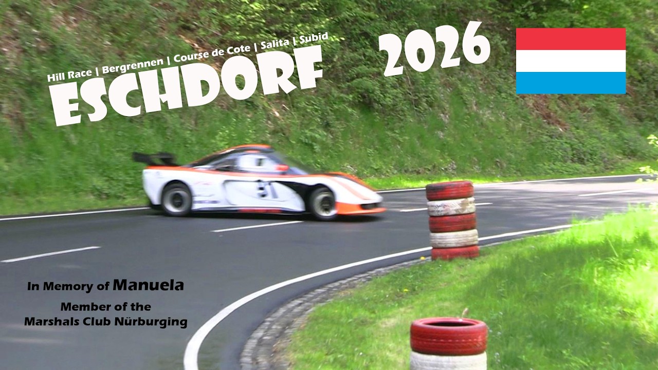 European Hill Race Eschdorf 2026 | Memory of Manuela - Member of Marshal Club N&uuml;rburgring | R.i.P.