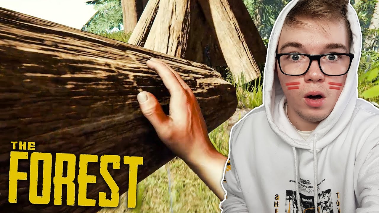 Spędzamy noc w lesie pełnym KANIBALI (The Forest #1)