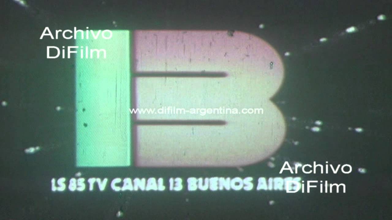 ID Transmite LS 85 TV Canal 13 Buenos Aires 1980
