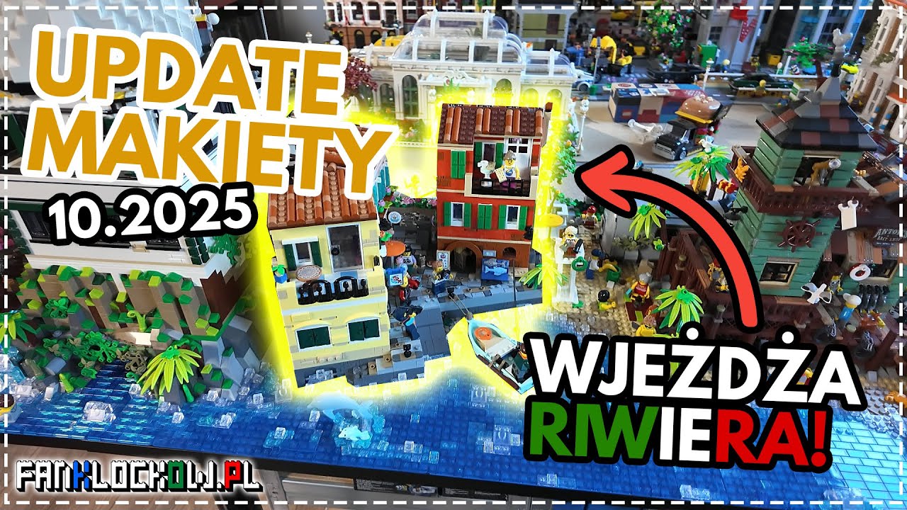 Moja makieta LEGO®: Aktualizacja i wjazd Włoskiej riwiery (21359)!