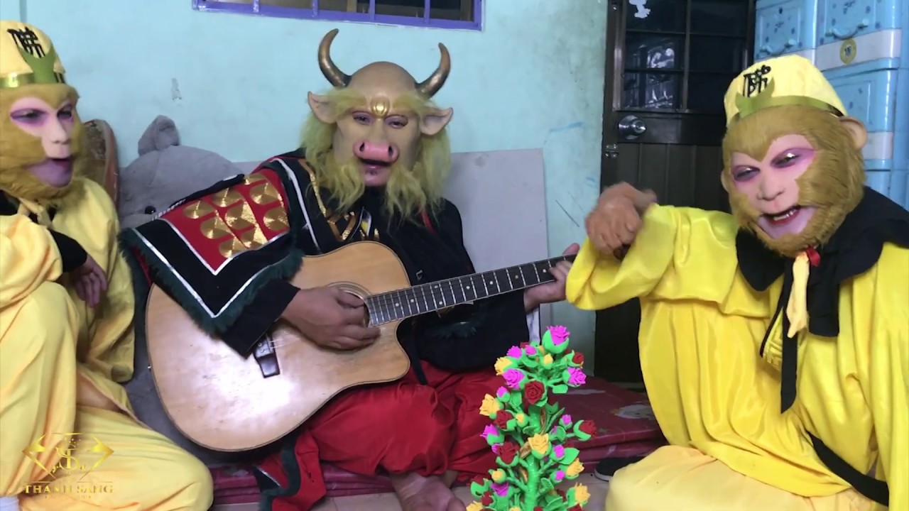 Tôn Ngộ Không và Ngưu Đại Ca Hát Nhạc Chế Sóng gió -Hãy trao cho anh phiên bản thiếu nhi 😆