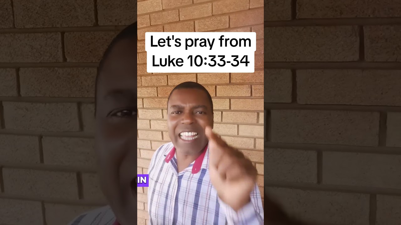 Let's pray from Luke 