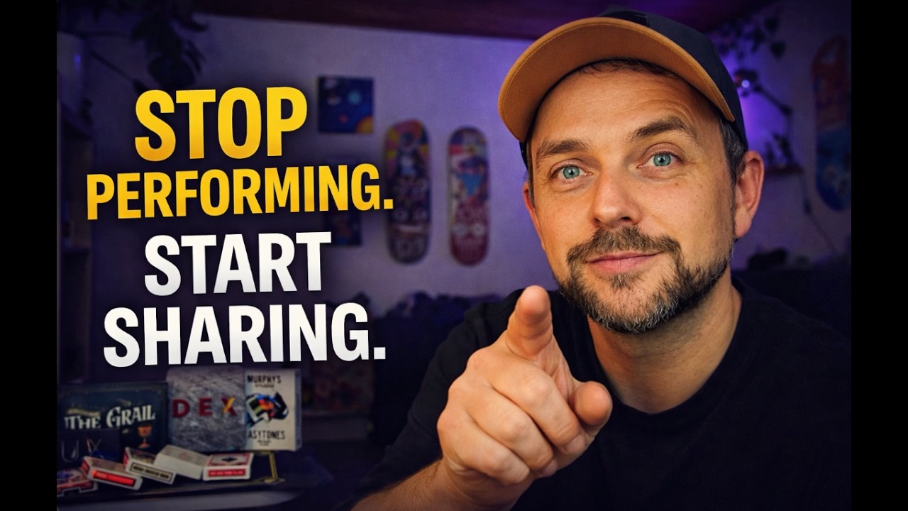 If You’re Nervous to Perform Magic, Watch This