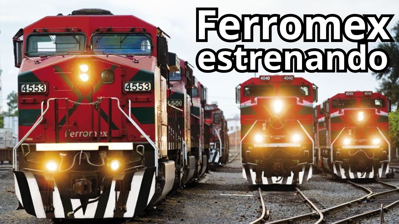 Conoce las nuevas locomotoras que esta estrenando Ferromex. GE ES44AC y EMD SD70ACU.