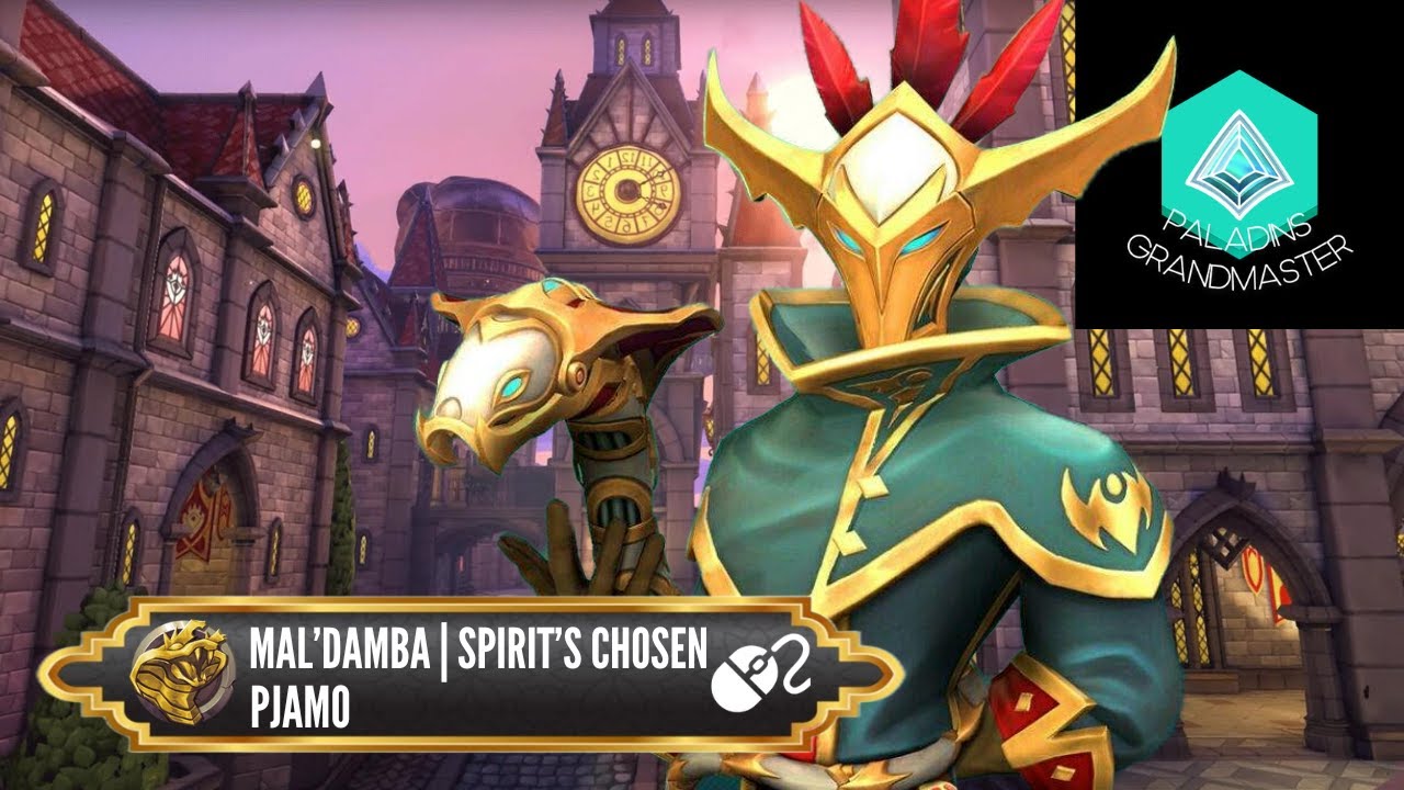 Pro Player Mal'Damba : the Best Support ? (Pjamo) Paladins Grandmaster