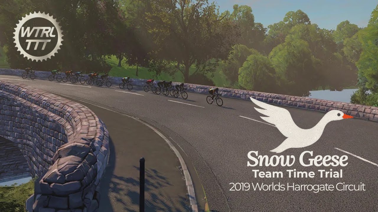 WTRL Team Time Trial | 😵&zwj;💫 Pain Train on Harrogate 2019 (2 Laps) | FRAPPE