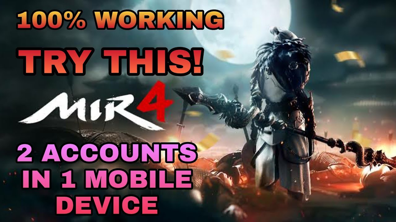 MIR4  Mobile dual Account Game Tutorial