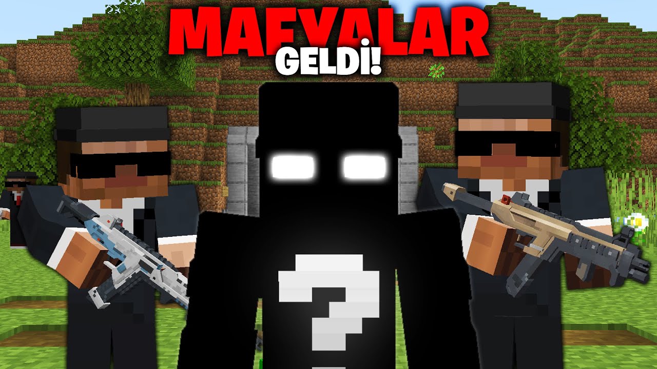MAFYALAR ŞEHRİMİZE GELDİ! - Minecraft