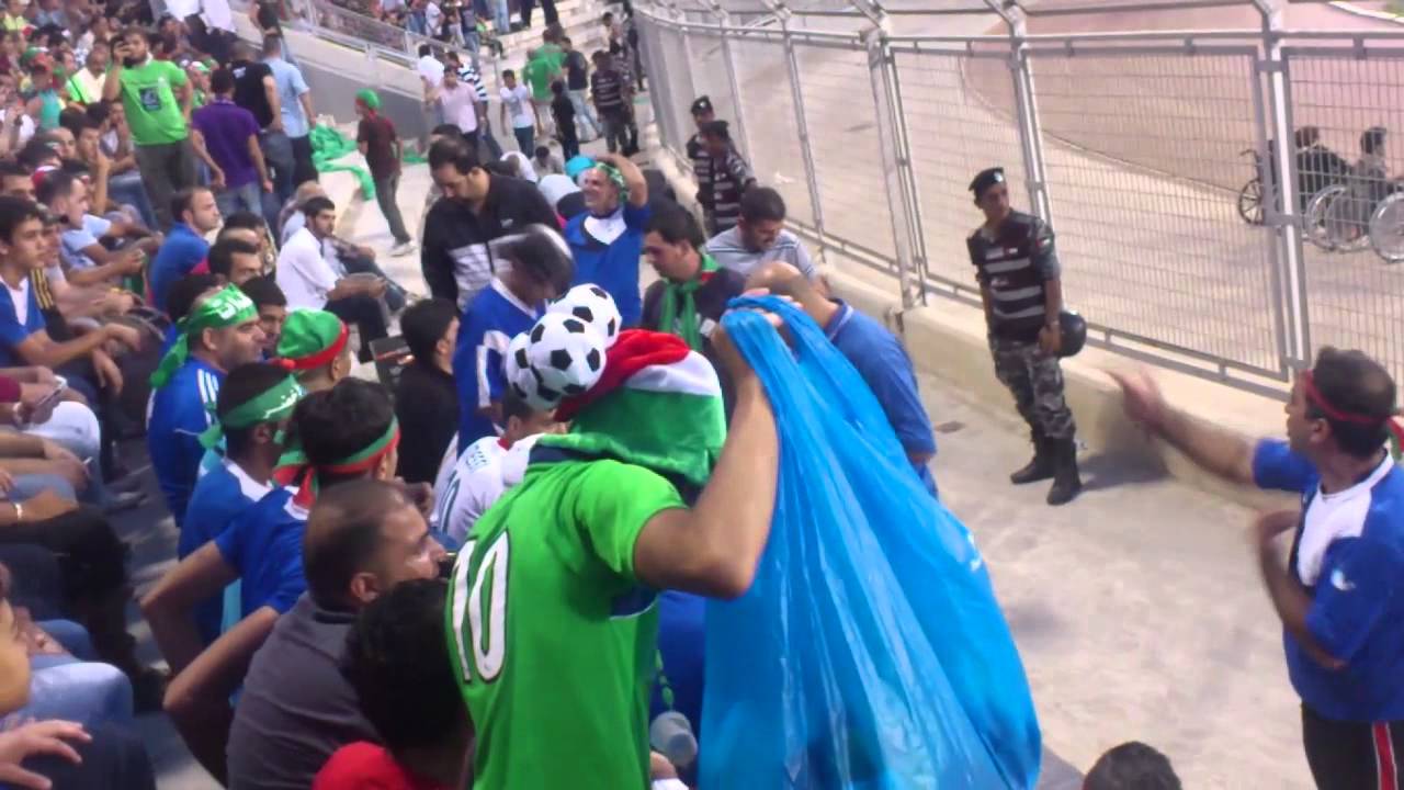 جمهور الرمثا في مباراة الوحدات والكويت