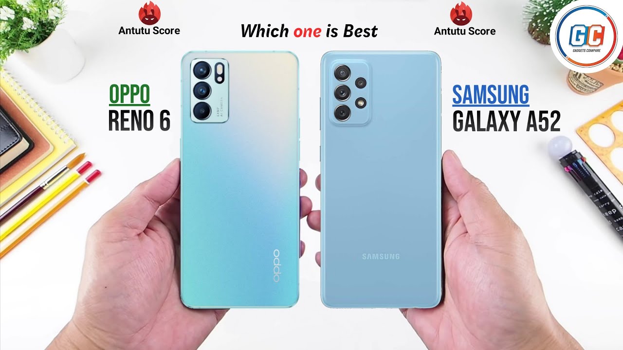 OPPO Reno 6 vs Samsung Galaxy A52 | Full Comparison ⚡ Which one is Best 👍 Under 30k.