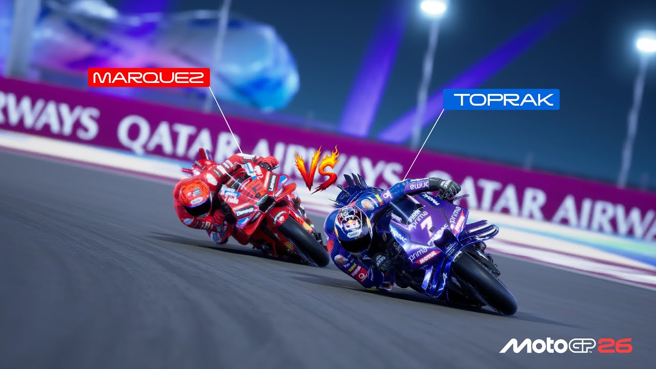 MotoGP&trade;️26❗FIRST RACE MotoGP 2026❓MARQUEZ VS TOPRAK😱 LUSAIL INTERNATIONAL CIRCUIT🏁#QatarGP 🇶🇦