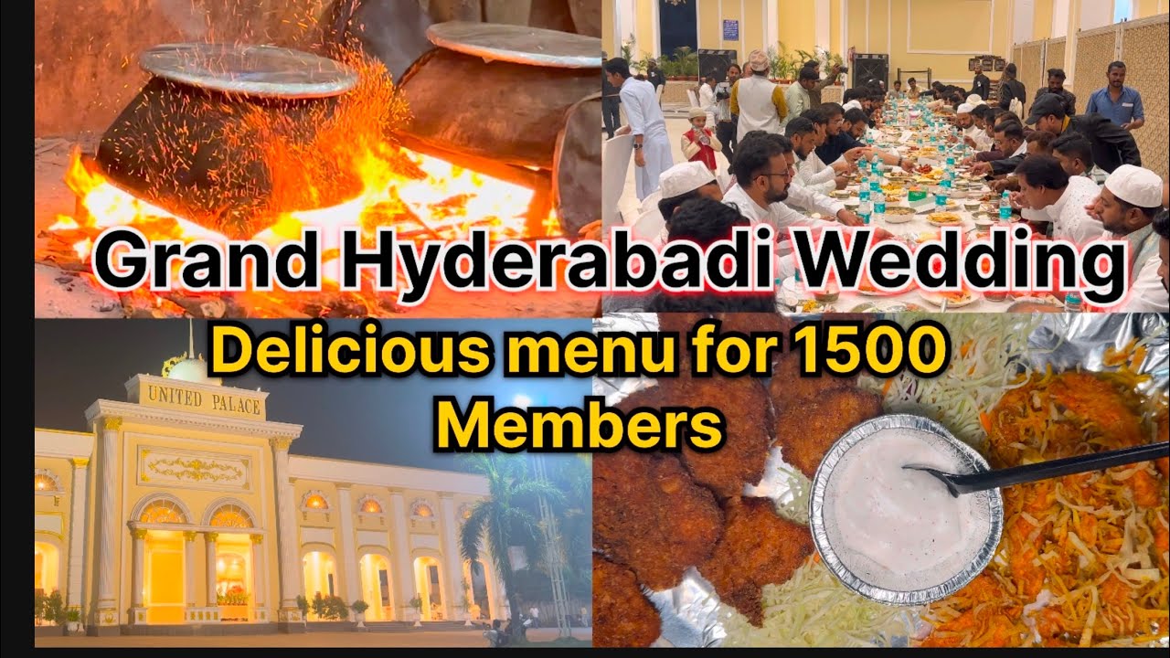Hyderabad ki Dawat ka Khaana | New items in the Menu | Catering for 1500 Members