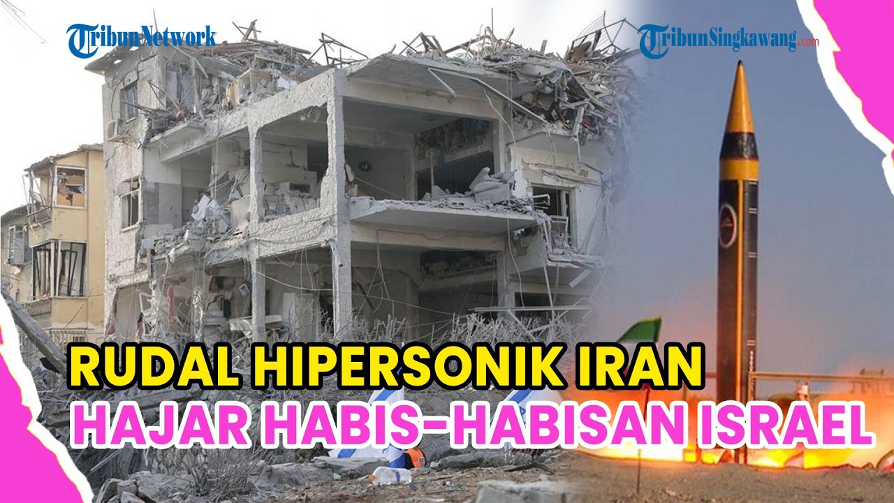 🔺GELOMBANG RUDAL HIPERSONIK IRAN HAJAR HABIS-HABISAN ISRAEL❗