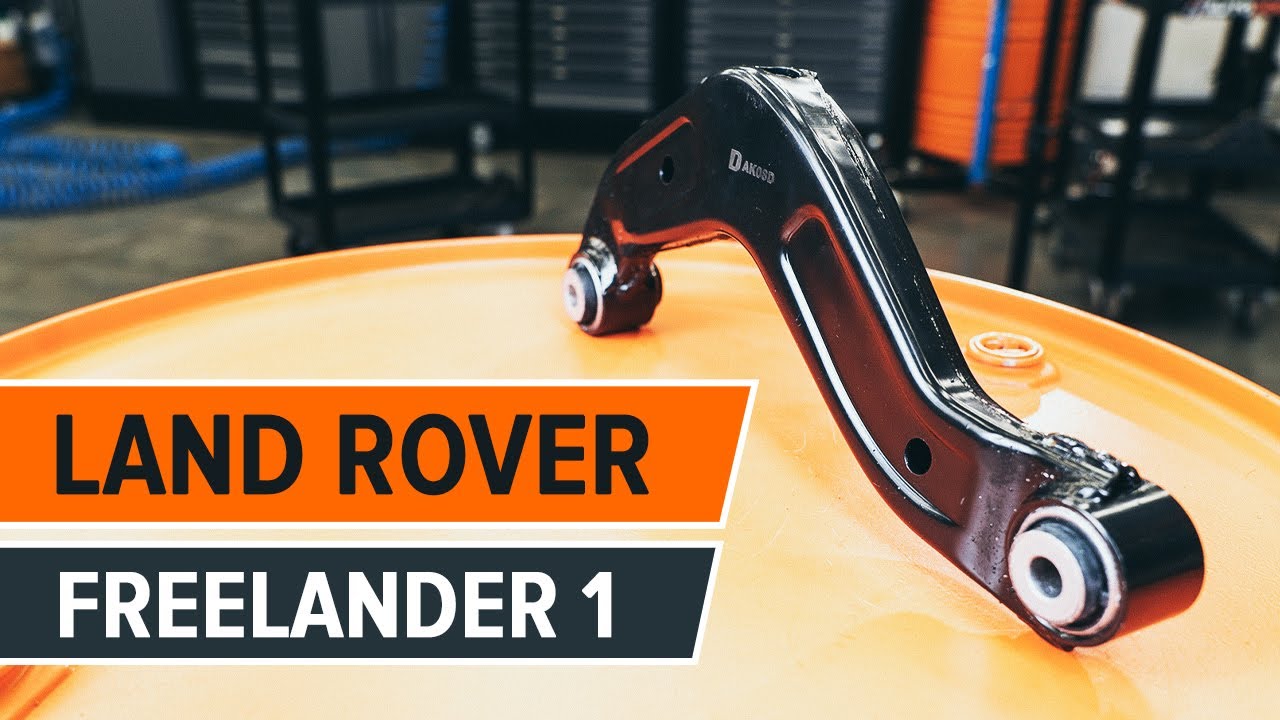 Kako zamenjati prednjo spodnjo roko na LAND ROVER FREELANDER 1 VODIČ AUTODOC