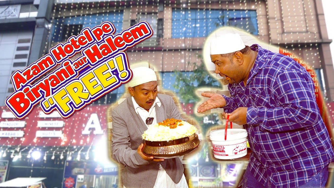 Azam Hotel pe Biryani aur Haleem hai FREE! Ramazan special with Ali khan chotu