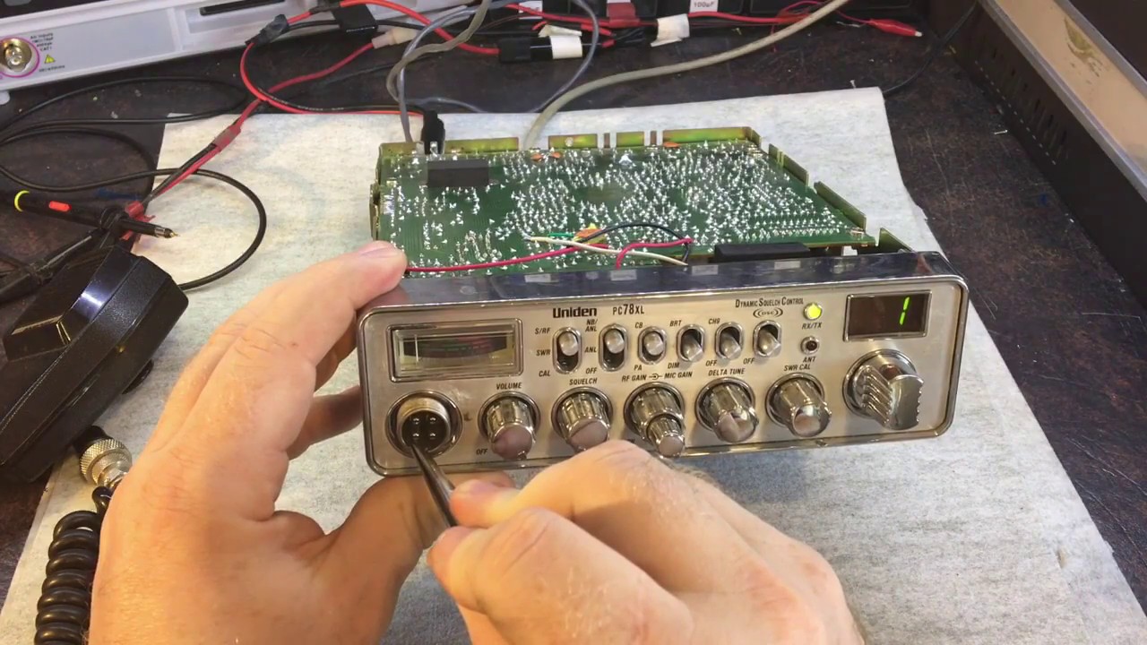 #126 Uniden PC78XL CB Radio Repair and AMC Tuning