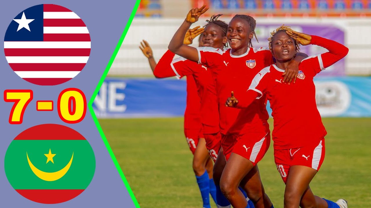 Liberia 🆚 Mauritania 7 - 0 All Goals & Highlights : UFOA-A U20 Women's  Championship  2024