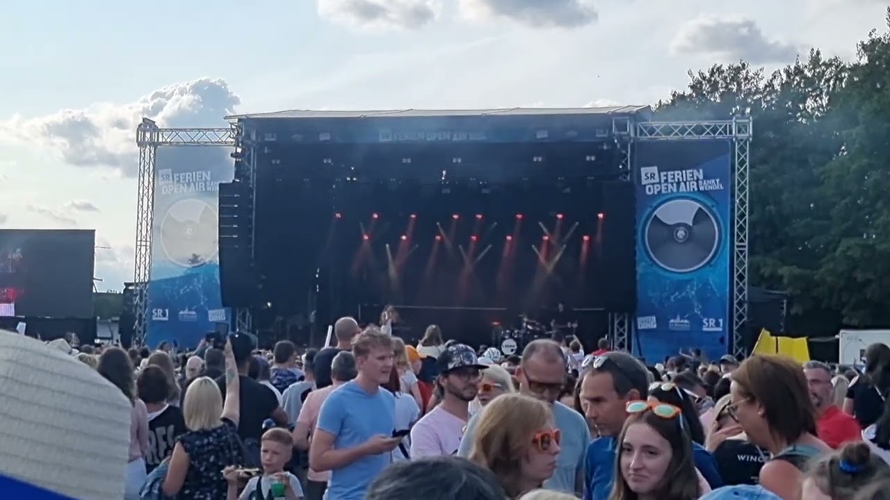 leony Konzert Lieder kopplettausschnitte vom sr Ferien openair 2023 st wendel