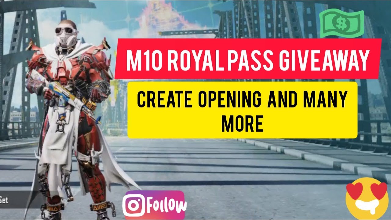 NEW ( M10 ) ROYAL PASS GIVEAWAY AND CREATE OPENING #bgmigiveaway
