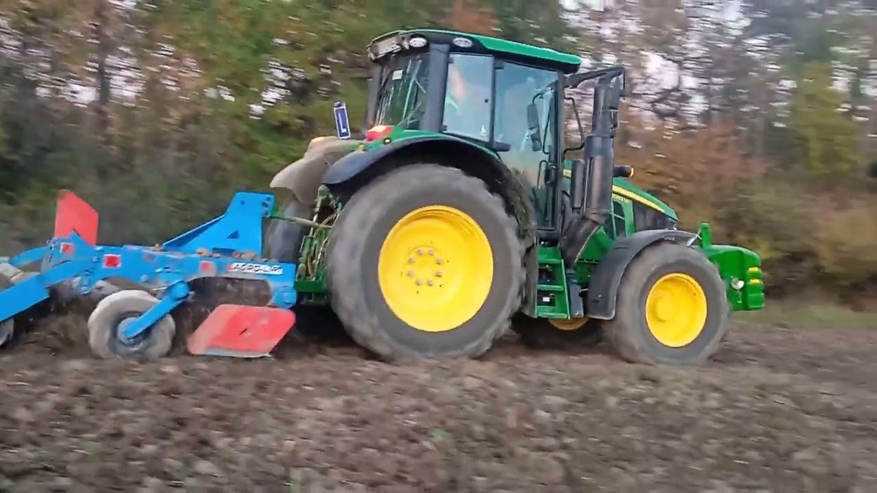 John Deere 6090M/talerzówka agrolift 3m