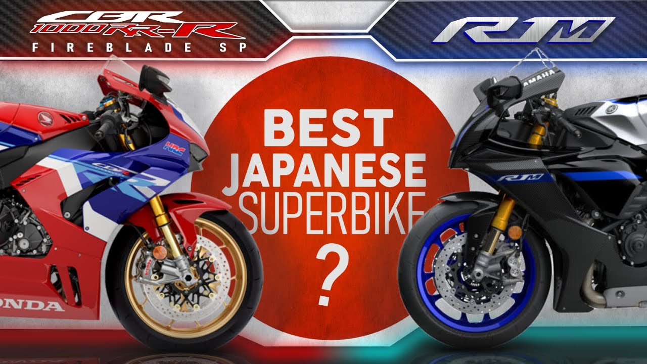 2022 Honda CBR1000RR-R Fireblade SP vs 2022 Yamaha R1M ┃Top Japanese Superbike Comparison