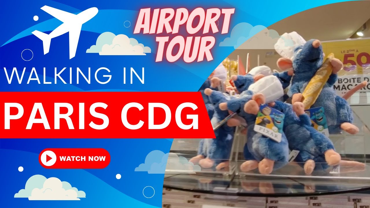 Paris CDG Airport Walking Tour ✈️🇫🇷 Terminal 2E