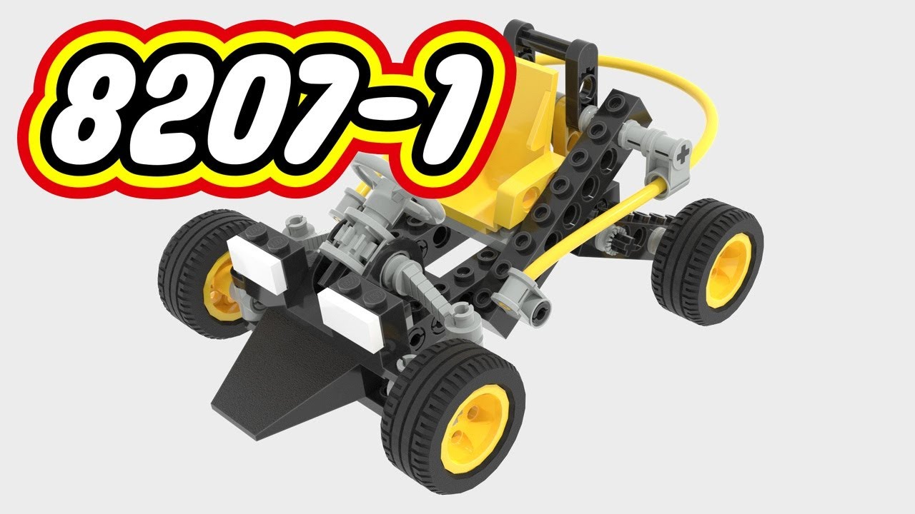 LEGO 8207 &ndash; 3D Render