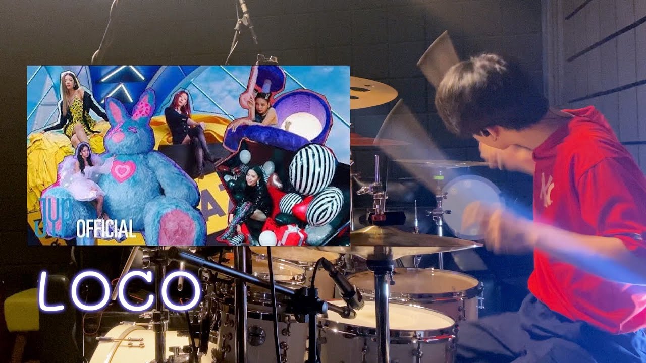 Itzy - LOCO | Drum Cover | Gene Sitmirror 14 Years old