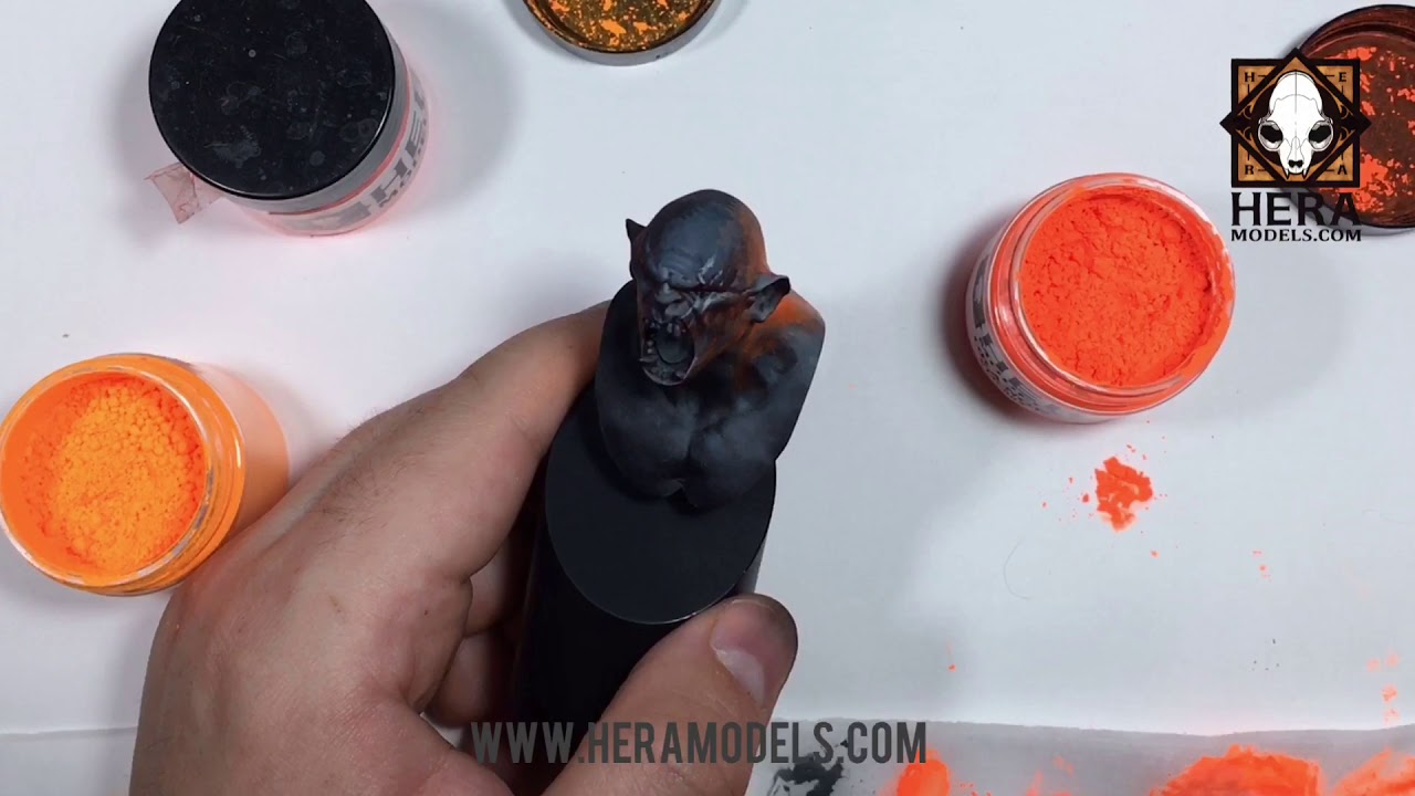 Paint Light effects with HeraModels pigments part 1