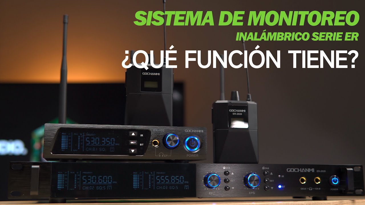 Conoce a fondo las funciones del sistema de monitoreo inalámbrico GOCHANMI Serie ER