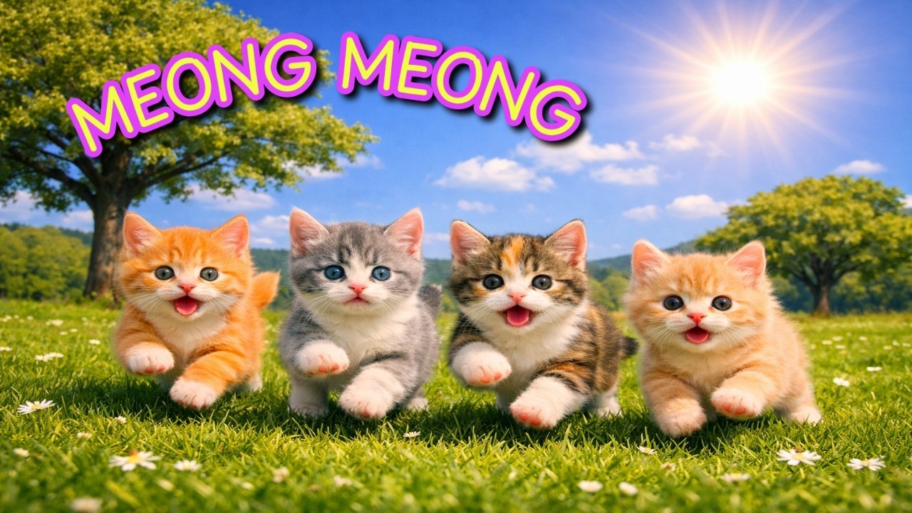 Lagu Anak Anak - ANAK KUCING MEONG MEONG - Lagu Anak & Balita Paling Viral Terbaru 2025