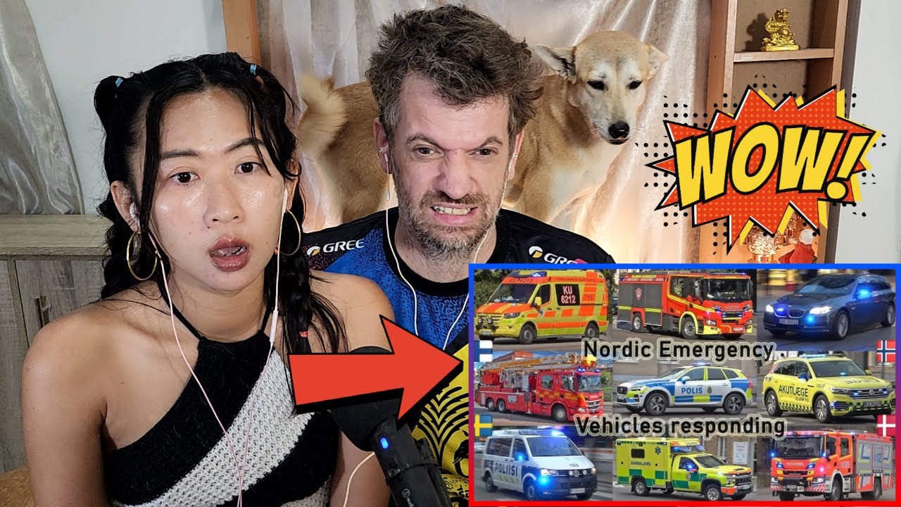 Our Reaction to Nordic Emergency Vehicles Responding (Sweden, Finland, Norway, Denmark)