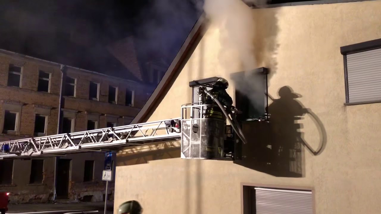 Wohnhausbrand in Aschersleben