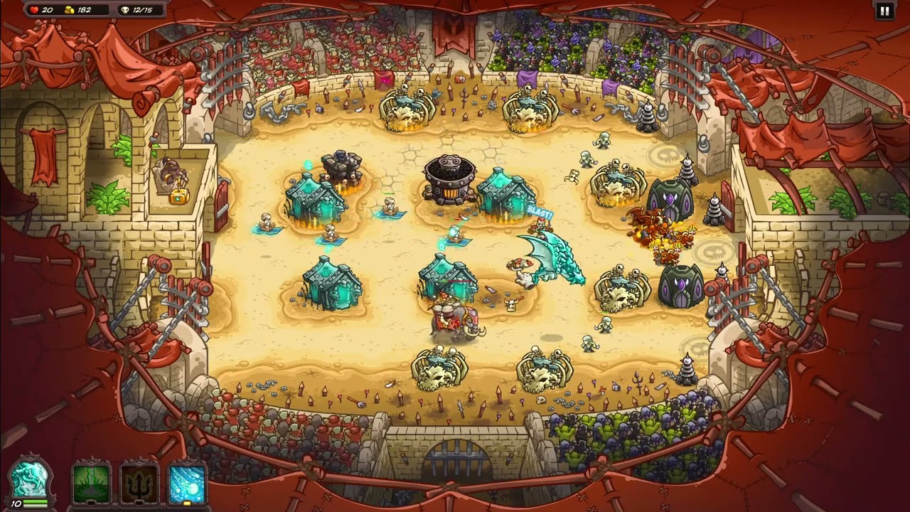 Kingdom Rush Vengeance Impossible Hero Challenge - 36. The Grand Arena Campaign - Eiskalt